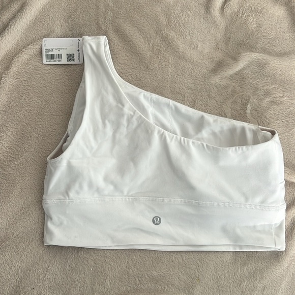 Lululemon Asymmetrical Bra C/D - Size 10, White - Picture 2 of 4